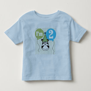 Zebra 2nd Birthday T-shirts and Gifts