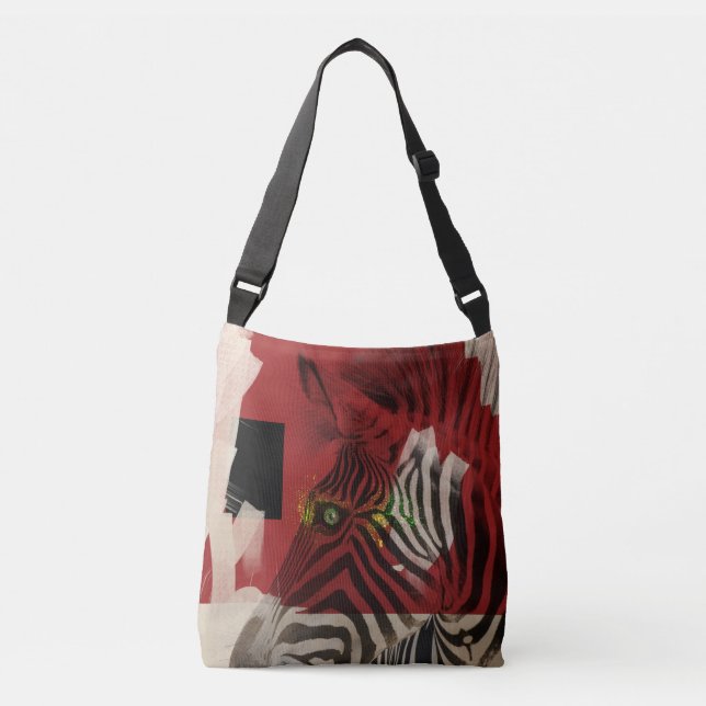 Zebra 4.0 Abstract Crossbody Bag (Front)