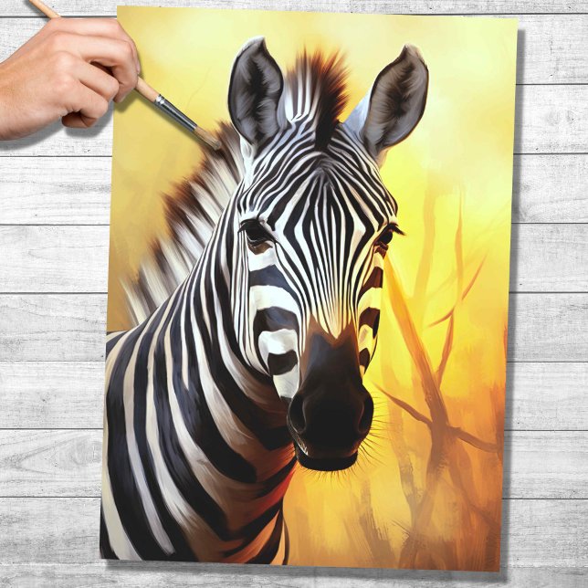 Zebra 4 Decoupage Paper (Creator Uploaded)