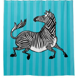 Zebra 4 Shower Curtain