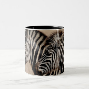 ZEBRA 927 WILD ANIMALS AFRICAN SAFARI NATURE WALLP Two-Tone COFFEE MUG