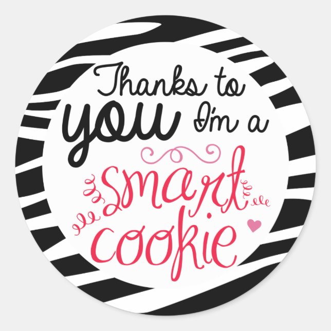 Zebra ABC's Jar Labels (Front)