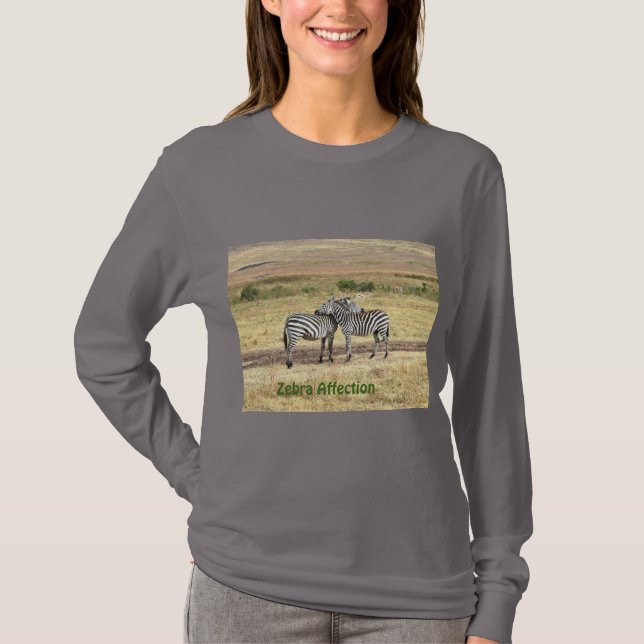 Zebra Affection. T-Shirt (Front)
