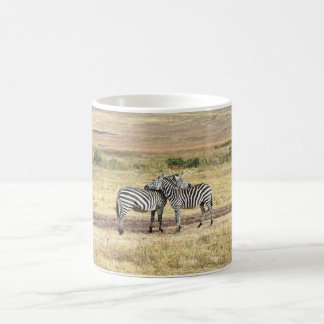 Zebra Affection, Tanzania. Mug