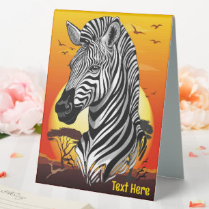 Zebra African Savanna Wild Animal
