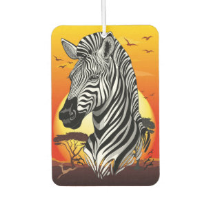 Zebra African Savanna Wild Animal Car Air Freshener