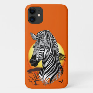 Zebra African Savanna Wild Animal iPhone 11 Case