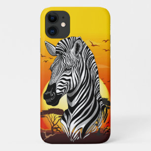 Zebra African Savanna Wild Animal iPhone 11 Case