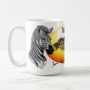 Zebra African Savanna Wild Animal Coffee Mug