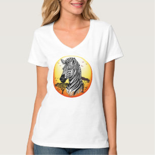 Zebra African Savanna Wild Animal T-Shirt