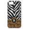 Zebra and Leopard Print Monogram