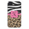 Zebra and Leopard Print Personalised Monogram