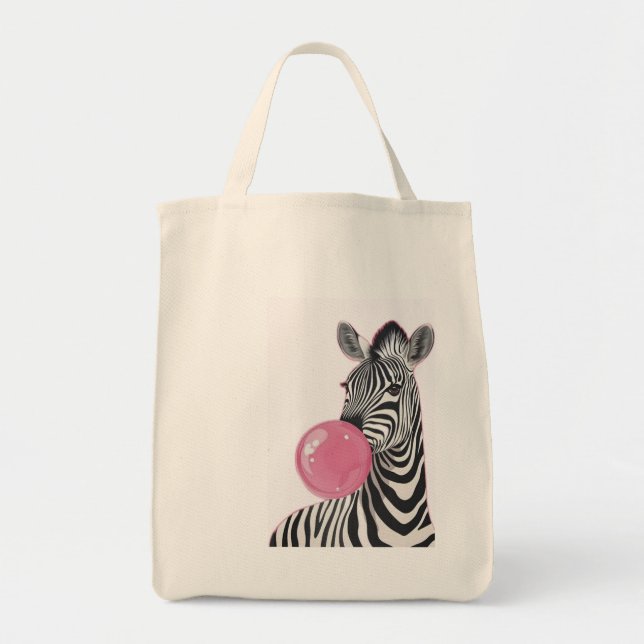 Zebra Animal Print Handbag (Front)