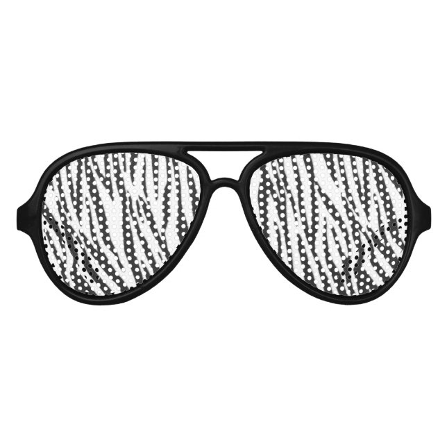 Zebra Animal Print Party Shades (Front)