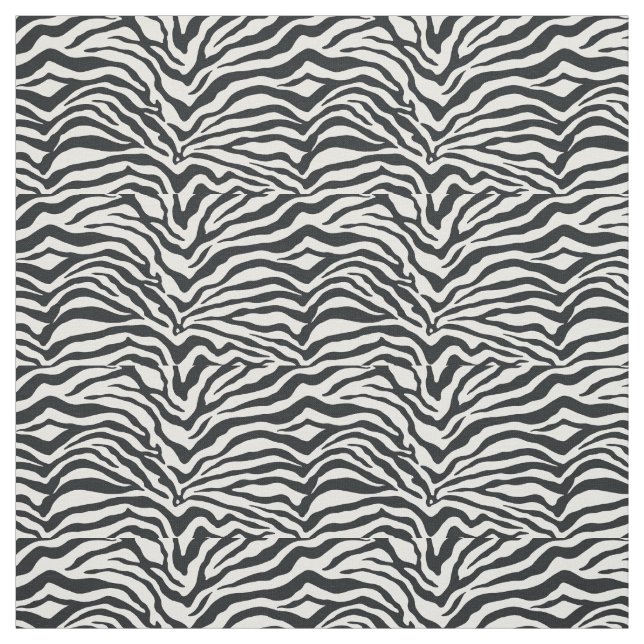 Zebra Animal Print Pattern Fabric (Swatch)
