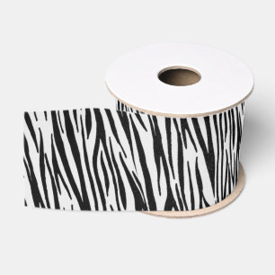 Zebra Animal Print Ribbon Grosgrain Ribbon
