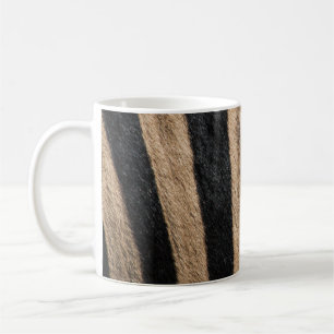 ZEBRA ANIMAL PRINT STRIPE COFFEE MUG