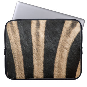 ZEBRA ANIMAL PRINT STRIPE LAPTOP SLEEVE