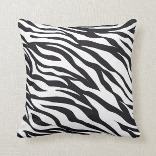 Zebra Animal Print throw pillow