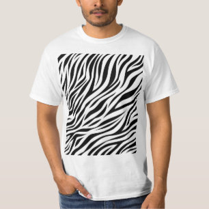 Zebra Animal Skin Print Pattern-15391 T-Shirt