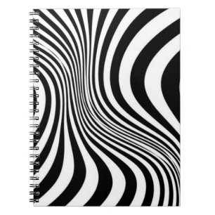 Zebra Animal Skin Texture Pattern-88 Notebook