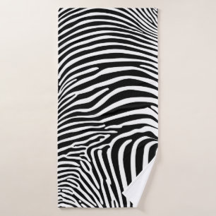 Zebra Animalprint Bath Towel