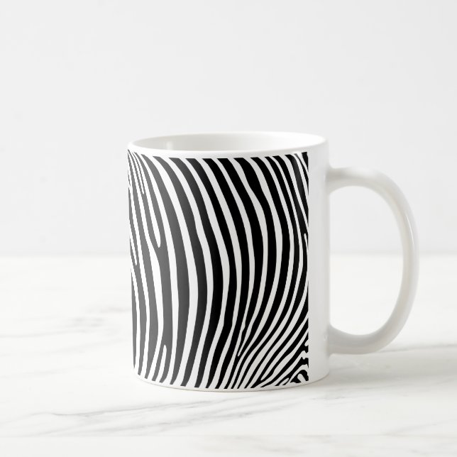 Zebra Animalprint Coffee Mug (Right)