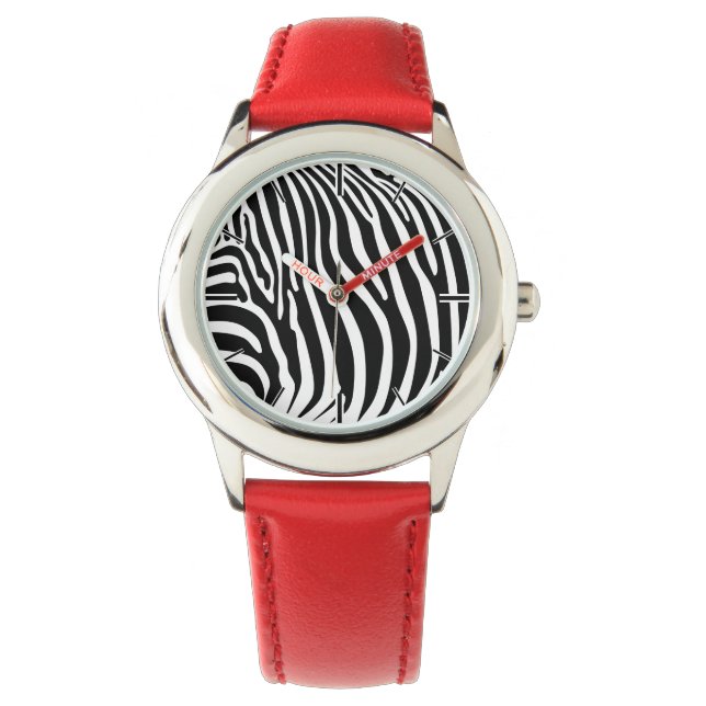 Zebra Animalprint Watch (Front)
