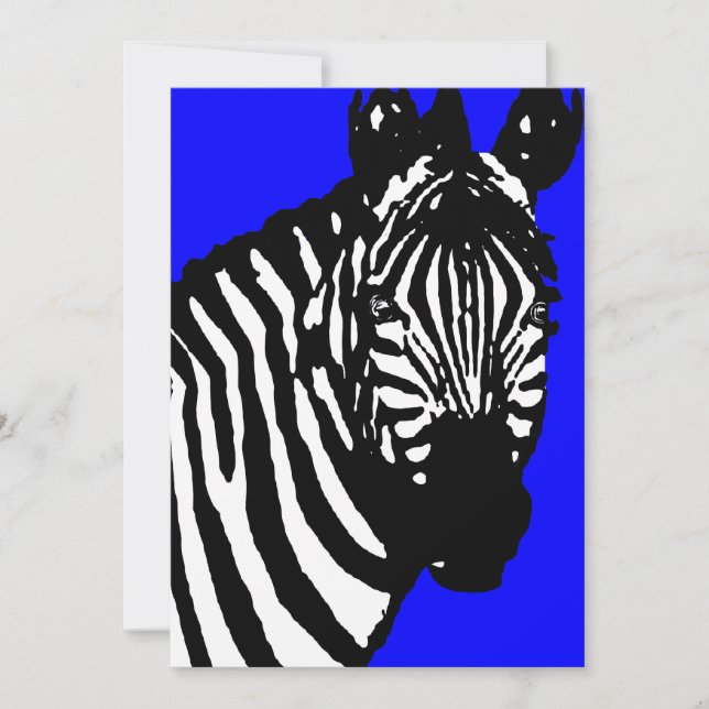 zebra announcements / invitations (Front)