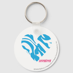 Zebra Aqua 2 Key Ring