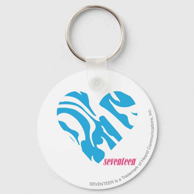 Zebra Aqua 2 Key Ring (Front)