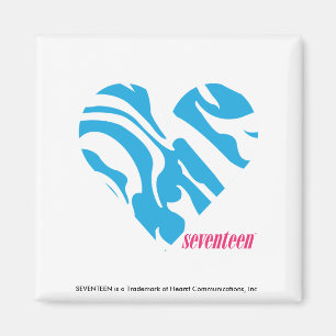 Zebra Aqua 2 Magnet