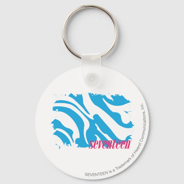 Zebra Aqua 4 Key Ring (Front)
