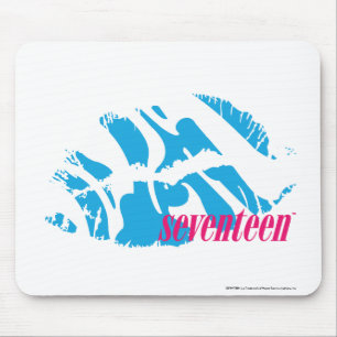 Zebra Aqua Mouse Mat