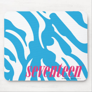 Zebra Aqua Mouse Mat