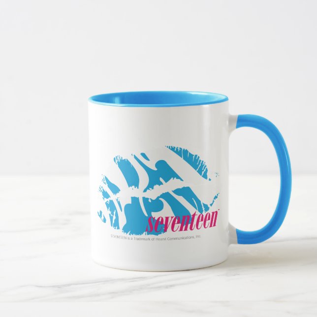 Zebra Aqua Mug (Right)