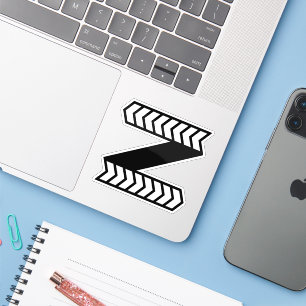 Zebra Arrow style Letter Z Monogram