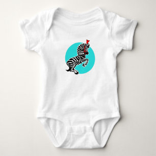 zebra baby bodysuit