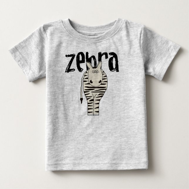 Zebra Baby T-Shirt (Front)