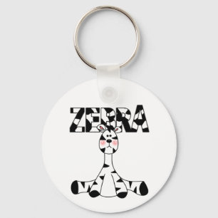 Zebra Baby Tshirts and Gifts Key Ring