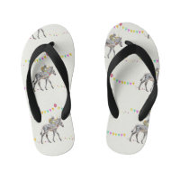 Zebra Balloon party Slip slops