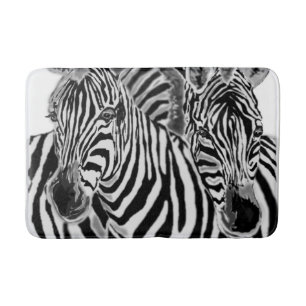 Zebra Bath Mat