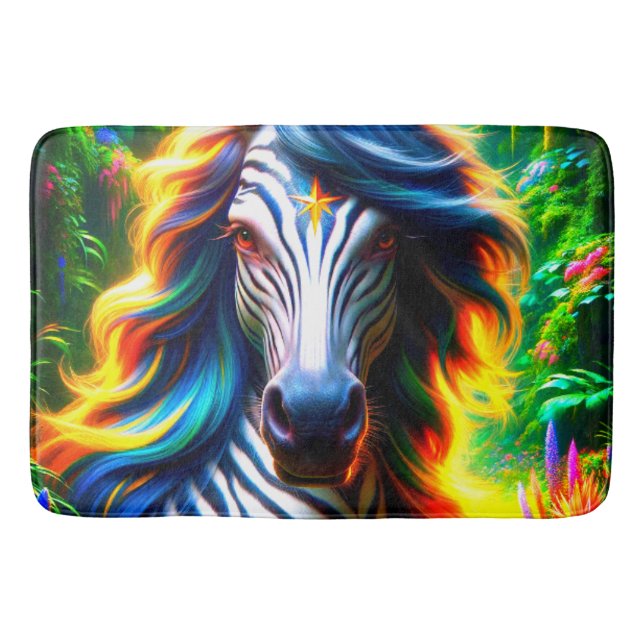 Zebra Bath Mat (Front)