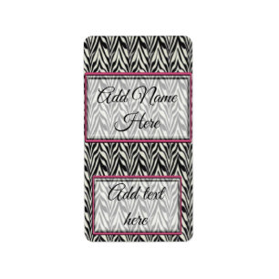 Zebra Birthday Hershey Nuggets Candy Wrapper Label