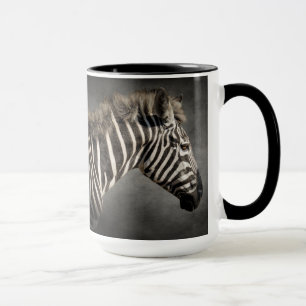 Zebra Black and White Animal Print Chic Modern Mug
