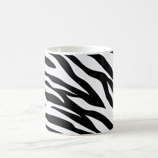 Zebra Black and White Pattern   Coffee Mug