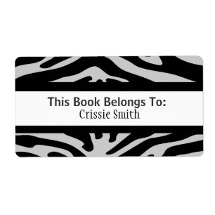 Zebra Black & Grey