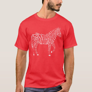 Zebra, bones, X-ray, funny T-Shirt
