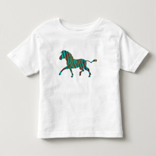 Zebra Brown and Teal Print shirts