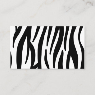 Zebra Business Card
